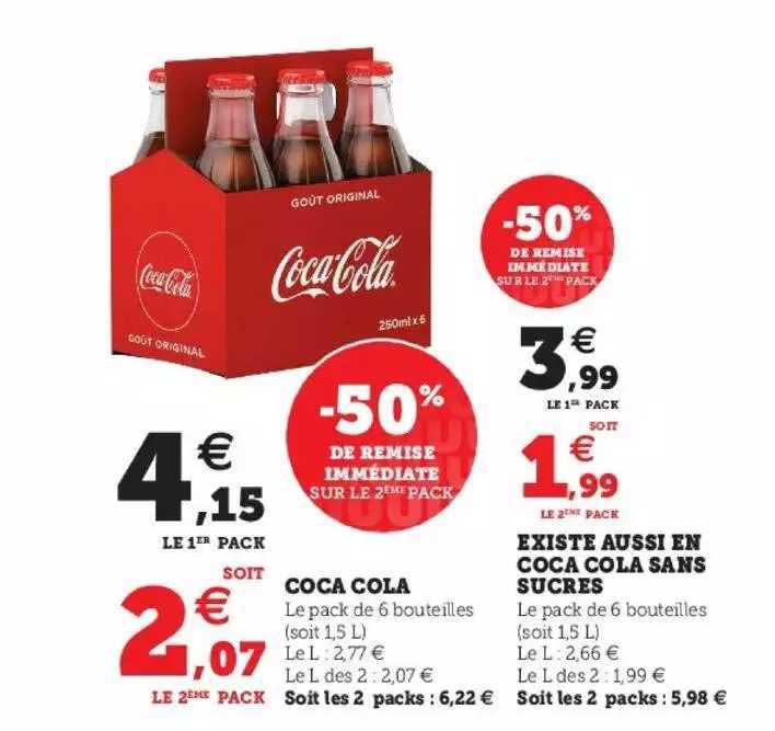coca cola existe aussi en coca cola sans sucres