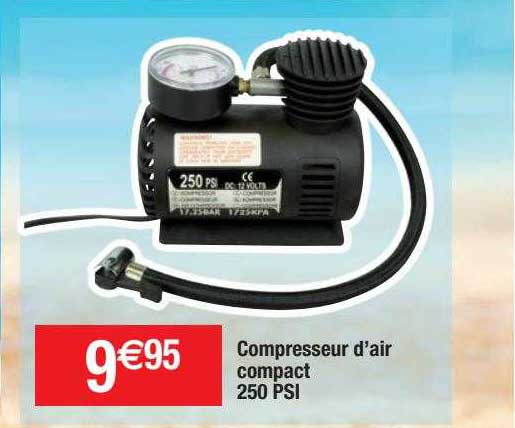 compresseur d'air compact 250 psi