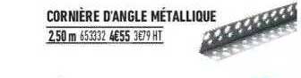 cornière d'angle métallique
