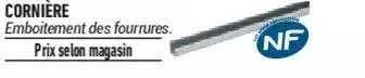 cornière nf