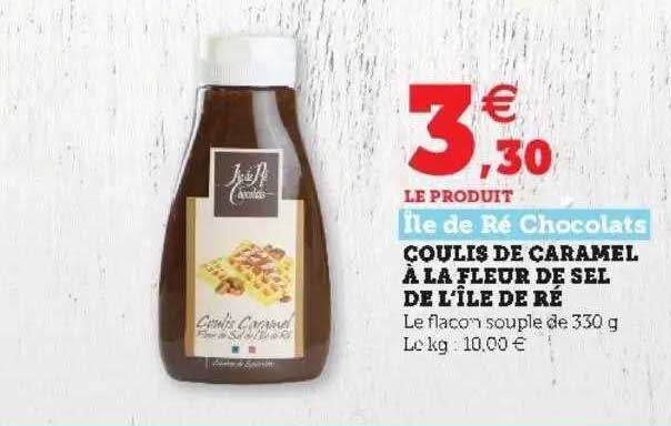 coulis de caramel à la fleur de sel de l'île de ré île de ré chocolats