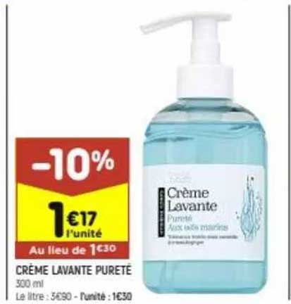 crème lavante pureté