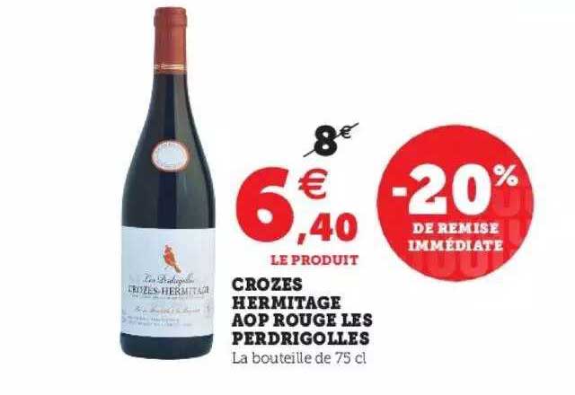 crozes Hermitage aop rouge les perdrigolles