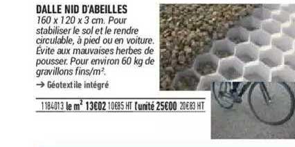 dalle nid d'abeilles