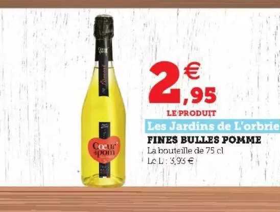 fines bulles pomme les jardins de l'orbrie