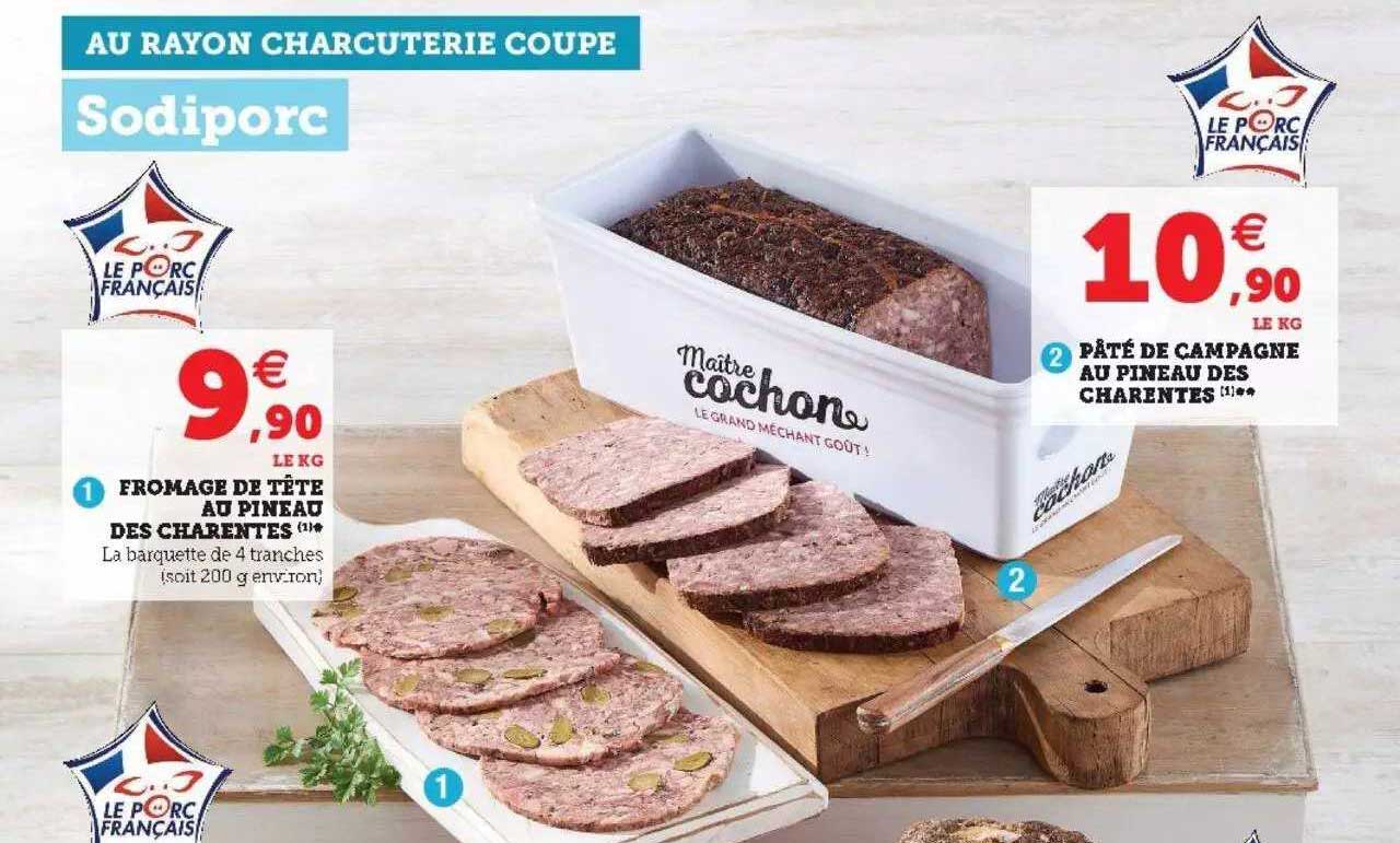 fromage de tête au pineau des charentes, pâté de campagne au pineau des charentes