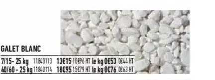 Galet Blanc
