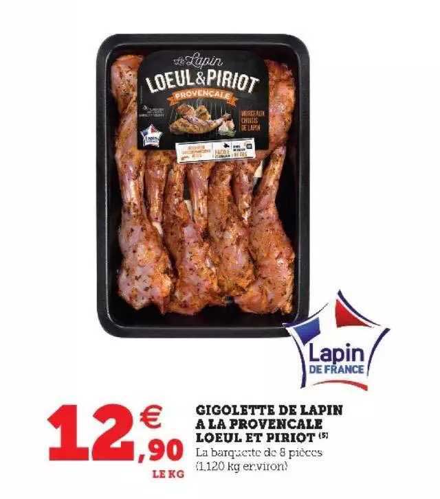 gigolette de lapin à la provençale loeul et piriot