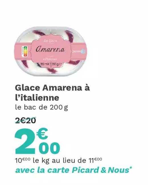 glace amarena à l'italienne