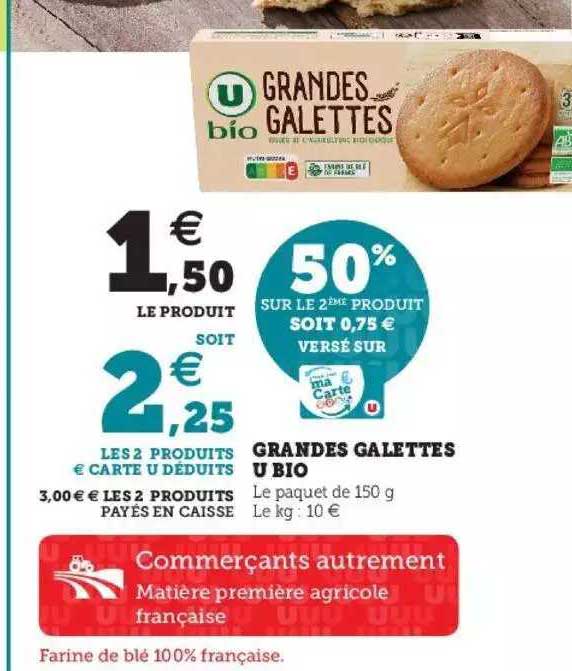 grandes galettes u bio