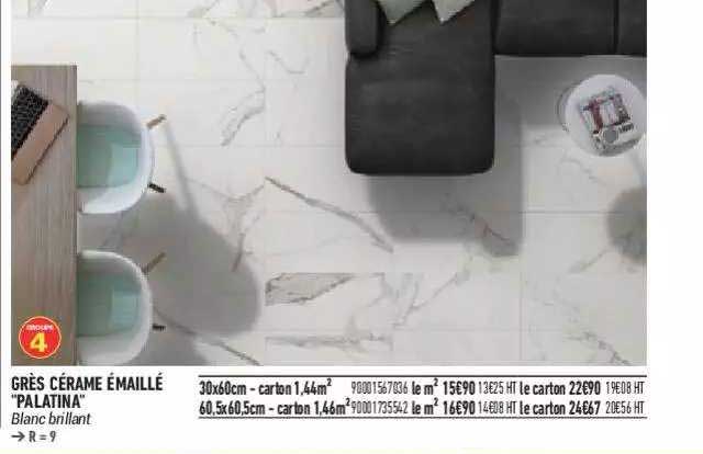 grès cérame émaillé "palatina"