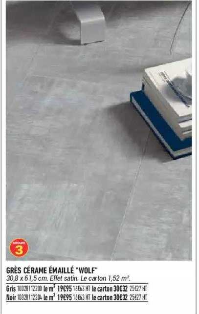 grès cérame émaillé "wolf"