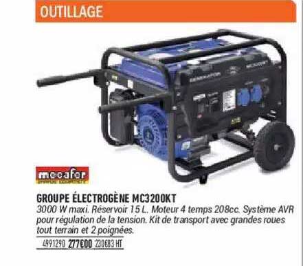 groupe électrogène mc3200kt mocafer