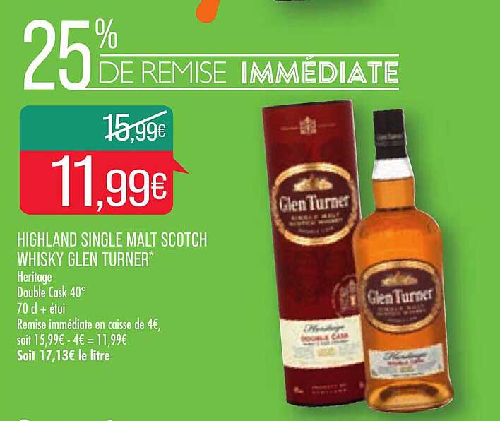 highland single malt scotch whisky glen turner