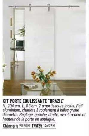 kit porte coulissante "brazil"