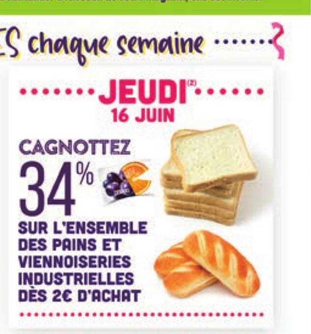 l'ensemble des pains et viennoiseries industrielles