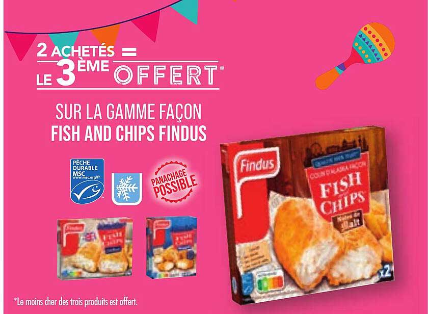 la gamme façon fish and chips findus