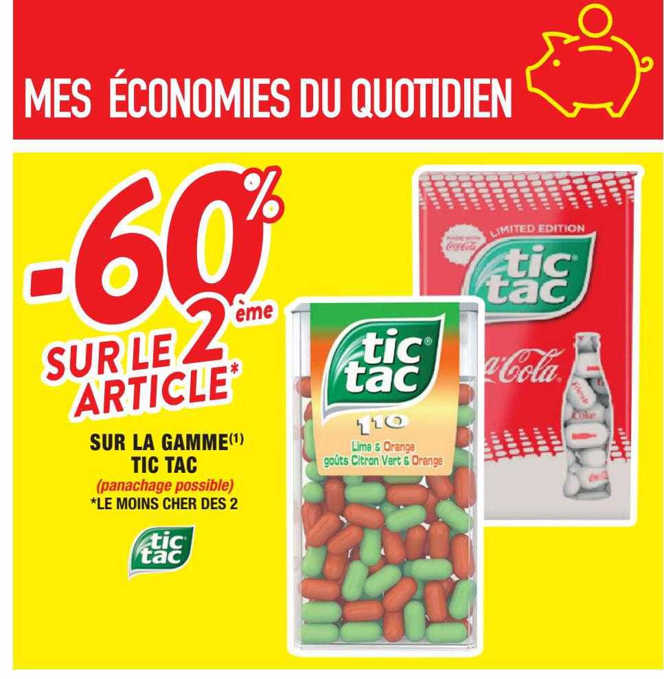la gamme tic tac