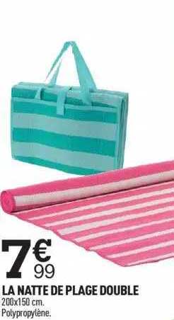 La Natte De Plage Double