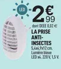 la prise anti-insectes