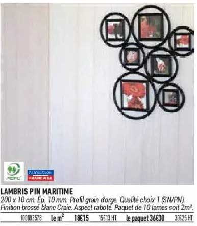 Lambris Pin Maritime