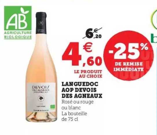 languedoc aop devois des agneaux