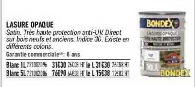 lasure opaque