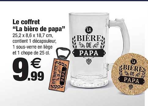 le coffret "la bière de papa"