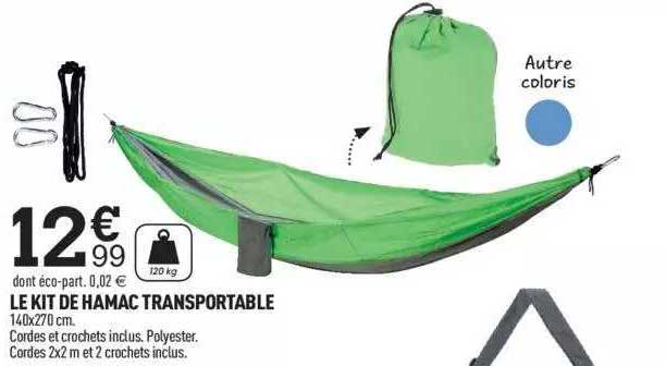 Le Kit De Hamac Transportable