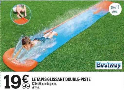 le tapis glissant double-piste bestway