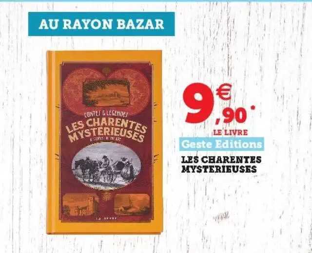 les charentes mystérieuses geste éditions