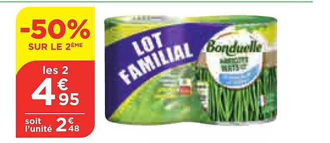 Lot Familial Bonduelle