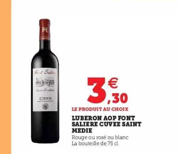 luveron aop font salière cuvée saint médie