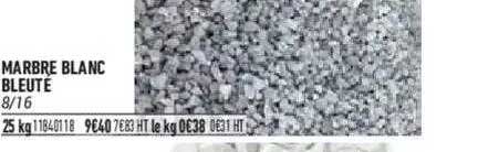 marbre blanc bleuté