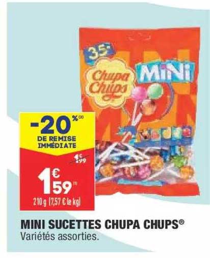 mini sucettes chupa chups