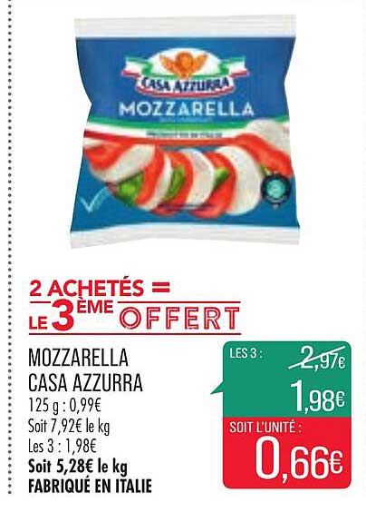 mozzarella casa azzurra