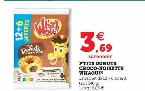 p'tits donuts choco-noisette whaou !