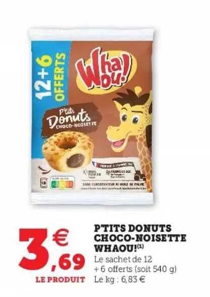 p'tits donuts choco-noisette whaou !