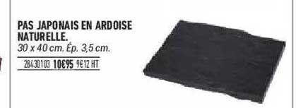 pas japonais en ardoise naturelle