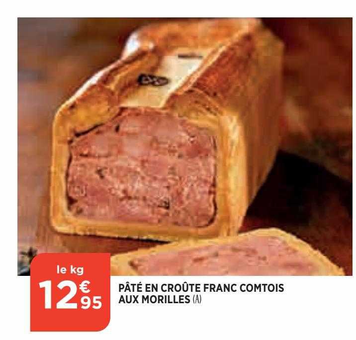 pâté en croûte franc comtois aux morilles