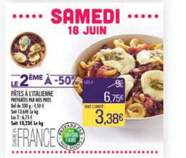 pâtes à l'italienne