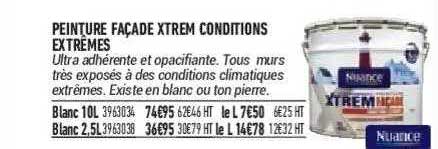 peinture façade xtrem conditions extrêmes