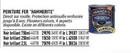 Peinture Fer "hammerite"