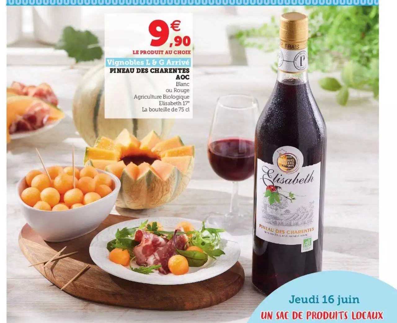 pineau des charentes aoc vignobles l & g arrivé