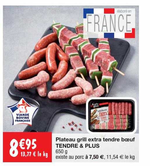 Plateau Grill Extra Tendre Boeuf Tendre & Plus