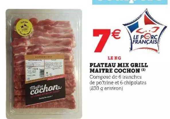 plateau mix grill maître cochon
