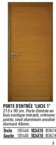 porte d'entrée "lucie 1"
