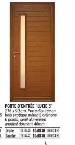 porte d'entrée "lucie 5"