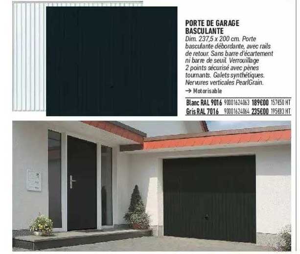 Porte D Garage Basculante