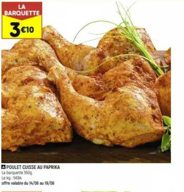 Poulet Cuisse Au Paprika